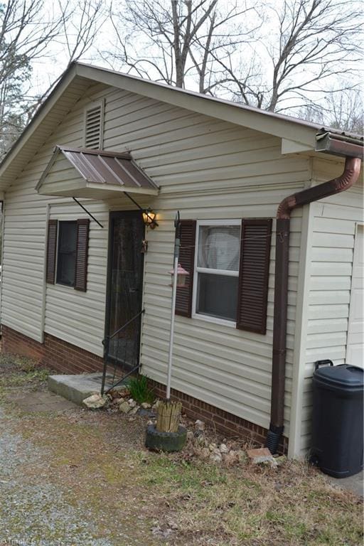 view of bungalow-style home