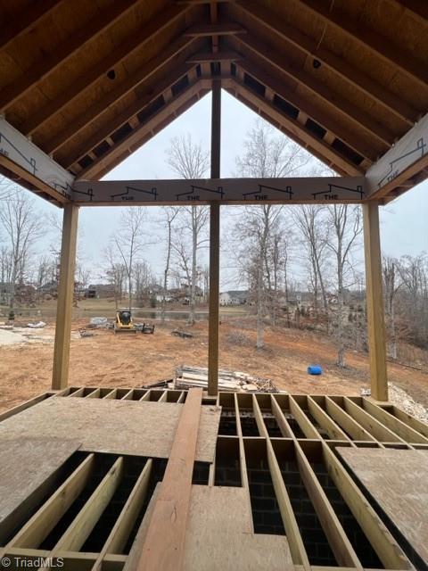 view of patio with a rural view