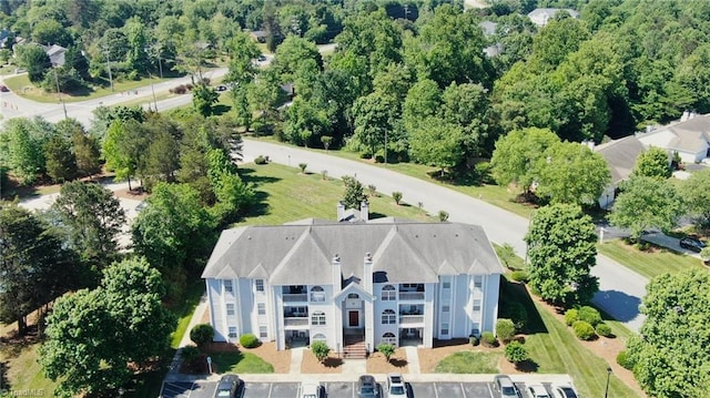 view from above of property