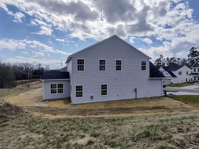 view of rear view of property