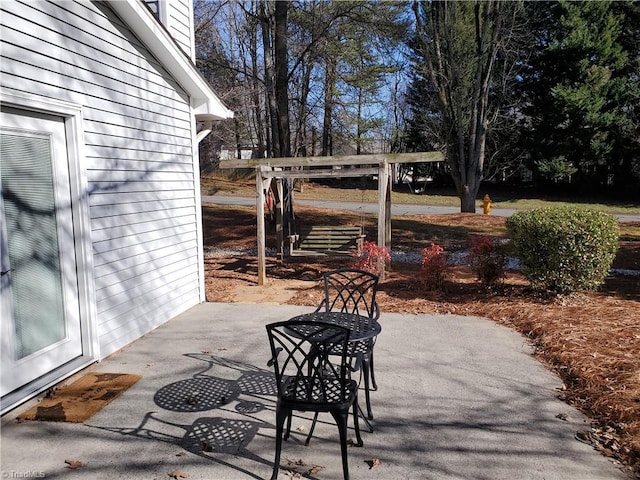 view of patio