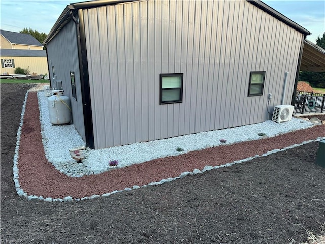 view of property exterior featuring ac unit