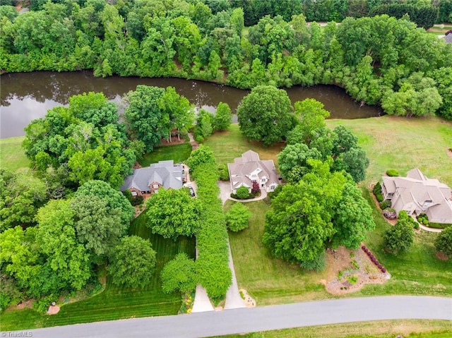 612 Wigeon Dr, Greensboro, NC 27455 - aerial view of a large body of water