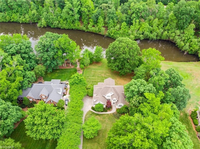 612 Wigeon Dr, Greensboro, NC 27455 - aerial view of a nearby body of water
