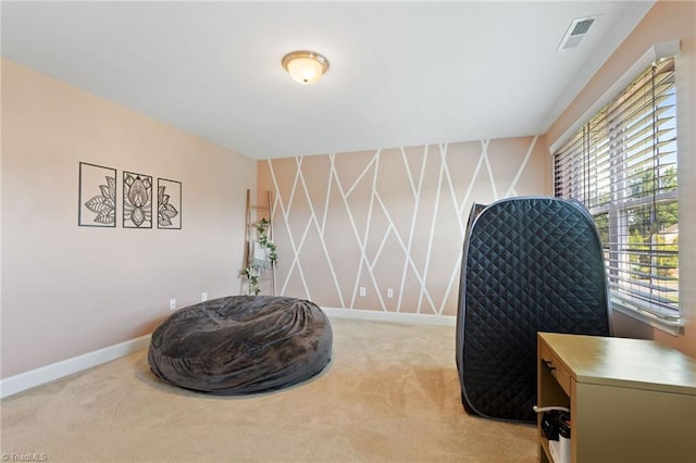 4 Harvest Oak Ct, Greensboro, NC 27406 - living area with baseboards and light colored carpet