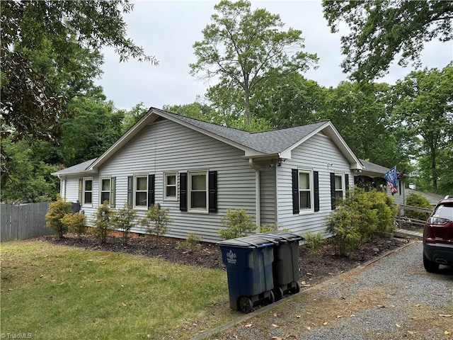 2800 Loch Dr, Winston-Salem, NC 27106 - view of side of property featuring a shingled roof
