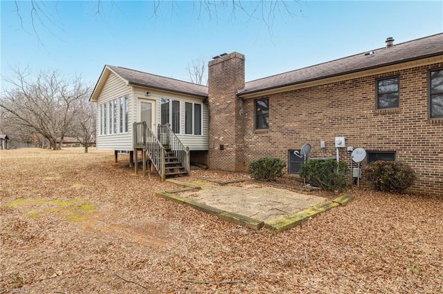 view of rear view of property