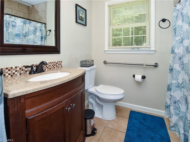 4610 Woodsman Way, Winston-Salem, NC 27103 - full bathroom featuring vanity, tile patterned flooring, and a shower with curtain