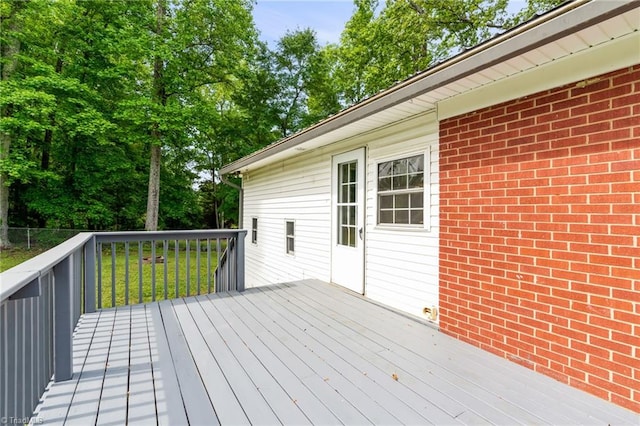 212 Lakeview Dr E, Thomasville, NC 27360 - view of deck