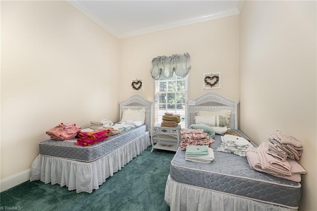 2000 Williamsburg Manor Ct, Winston-Salem, NC 27103 - carpeted bedroom featuring ornamental molding
