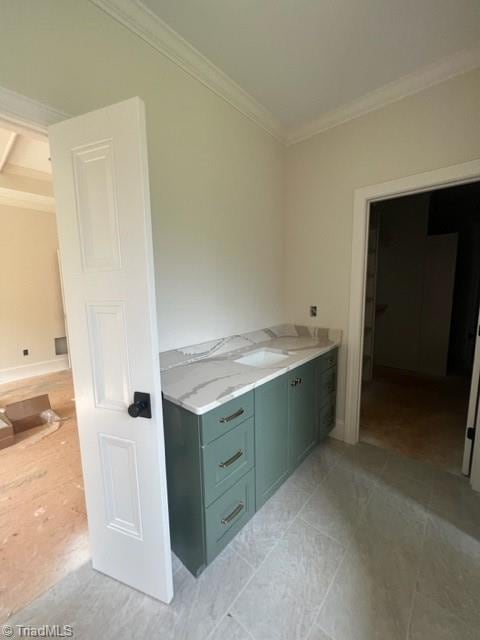 184 Providence Trl, Madison, NC 27025 - bathroom with ornamental molding