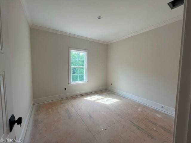 184 Providence Trl, Madison, NC 27025 - spare room with baseboards and ornamental molding