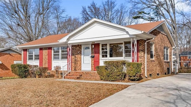 view of front of property