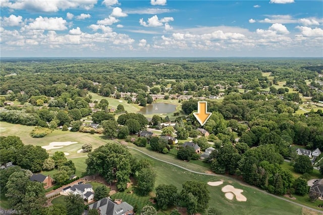 1018 Riverbend Dr, Advance, NC 27006 - aerial view of a golf course and a nearby body of water