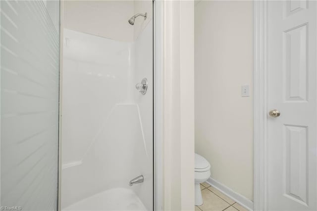 1018 Riverbend Dr, Advance, NC 27006 - bathroom with tile patterned floors and a shower