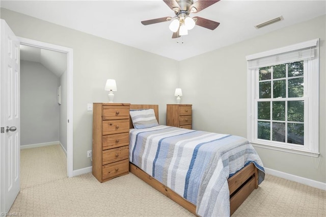 1018 Riverbend Dr, Advance, NC 27006 - bedroom featuring carpet flooring and a ceiling fan