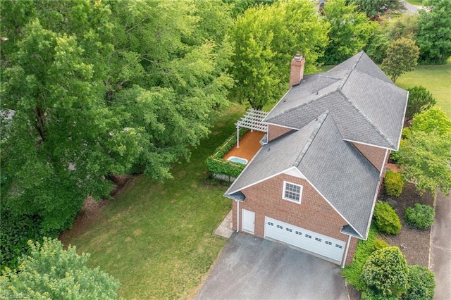 1018 Riverbend Dr, Advance, NC 27006 - aerial view of property and surrounding area