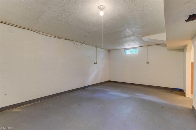 2892 NC Highway 700, Pelham, NC 27311 - below grade area with a textured ceiling and baseboards