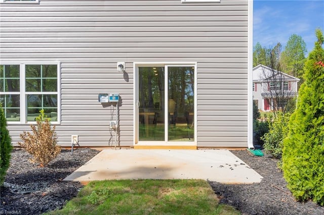 rear view of property with a patio