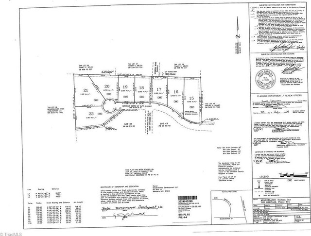 1050 Medinah Dr, Winston-Salem NC, 27107 land for sale