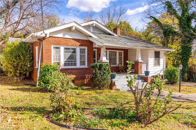 view of front of house with a porch