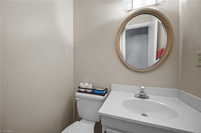217 Village Ln Unit G, Greensboro, NC 27409 - half bath with vanity and toilet