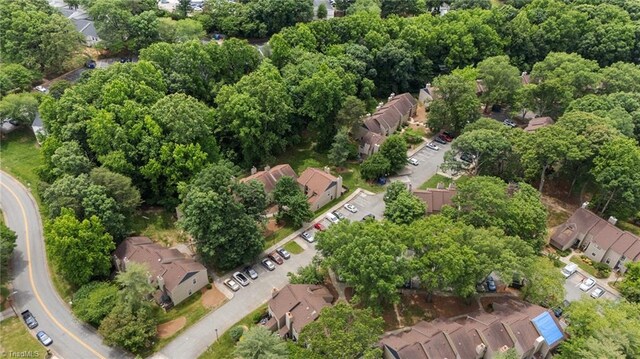217 Village Ln Unit G, Greensboro, NC 27409 - aerial view of property's location with nearby suburban area