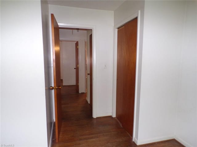 2600 Alamance Church Rd, Greensboro, NC 27406 - hall featuring wood finished floors and baseboards