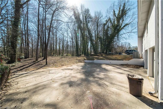 view of yard with a patio