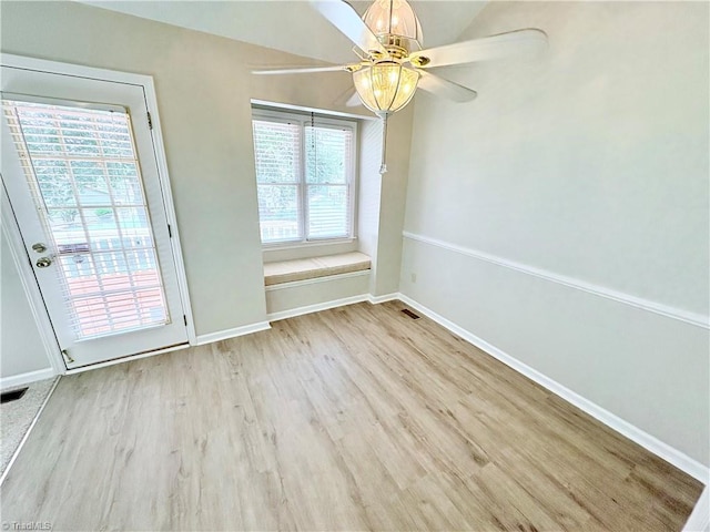 204 Maplewood Ct, Trinity, NC 27370 - spare room with wood finished floors and ceiling fan