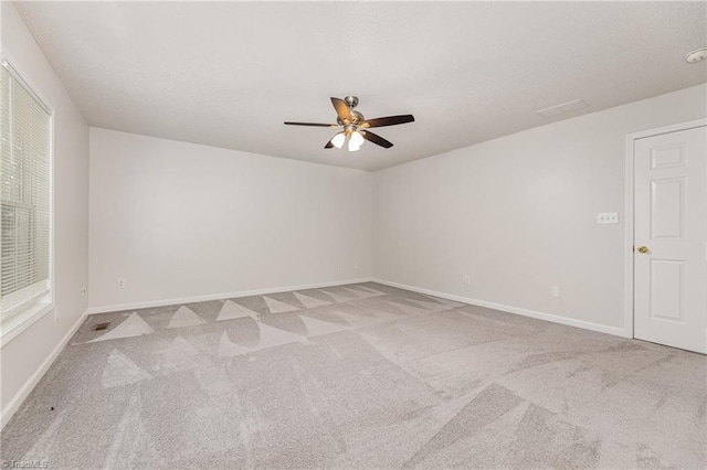 5207 Highland Oak Ct, Greensboro, NC 27410 - carpeted empty room with a ceiling fan and baseboards
