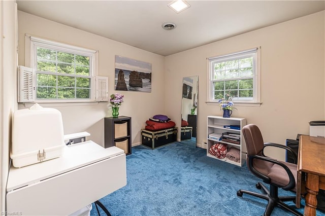 2014 Medhurst Dr, Greensboro, NC 27410 - office space featuring plenty of natural light, carpet floors, and baseboards