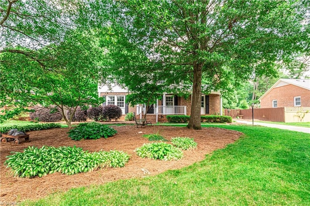 2014 Medhurst Dr, Greensboro, NC 27410 - obstructed view of property with brick siding