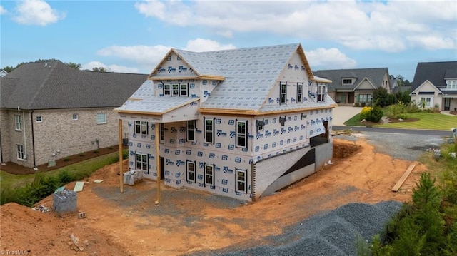 view of rear view of property