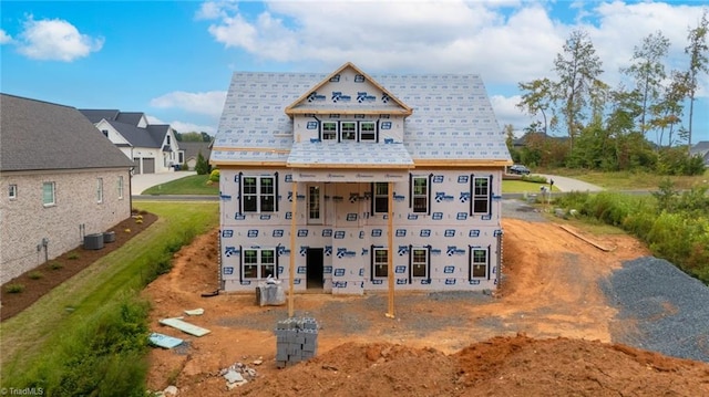 view of rear view of property