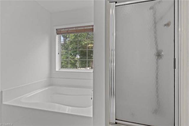 1310 Silver Dr, Mebane, NC 27302 - bathroom with a shower stall and a bath