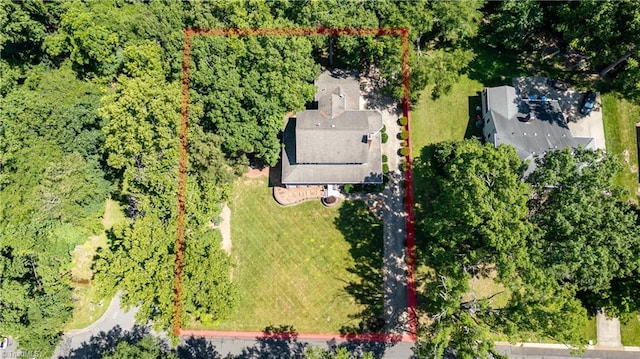 408 Camelot Dr, Salisbury, NC 28144 - aerial view of property's location with property parcel outlined