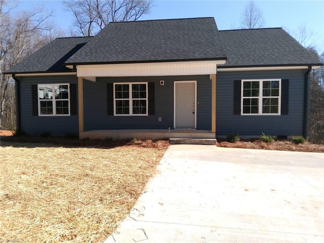 view of front of house featuring covered porch