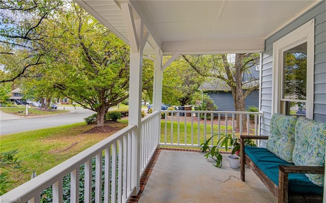 view of patio / terrace with covered porch