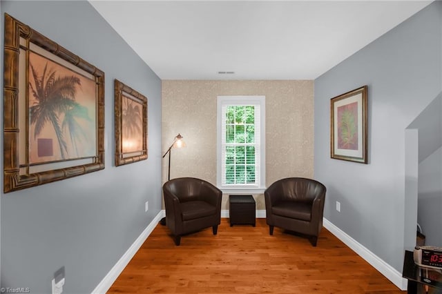 3080 Shiloh Church Rd, Winston-Salem, NC 27105 - sitting room with wood finished floors and baseboards