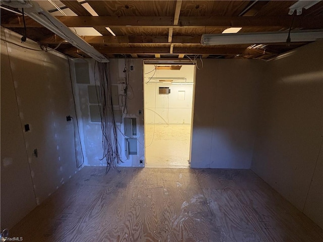 2504 Denise Dr, Greensboro, NC 27407 - below grade area featuring wood finished floors