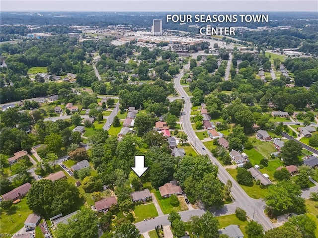 2504 Denise Dr, Greensboro, NC 27407 - aerial view