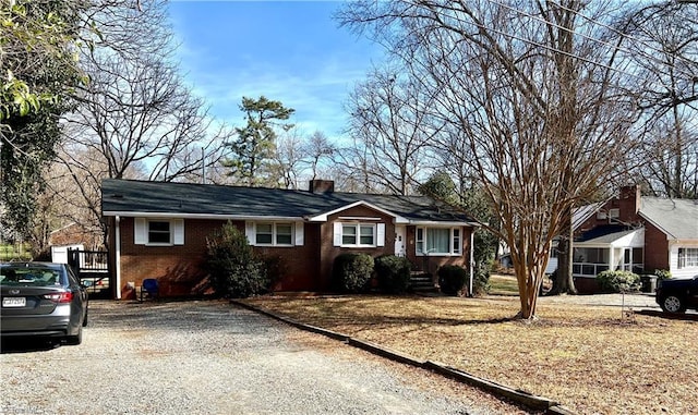 view of ranch-style house