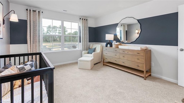 bedroom with carpet flooring