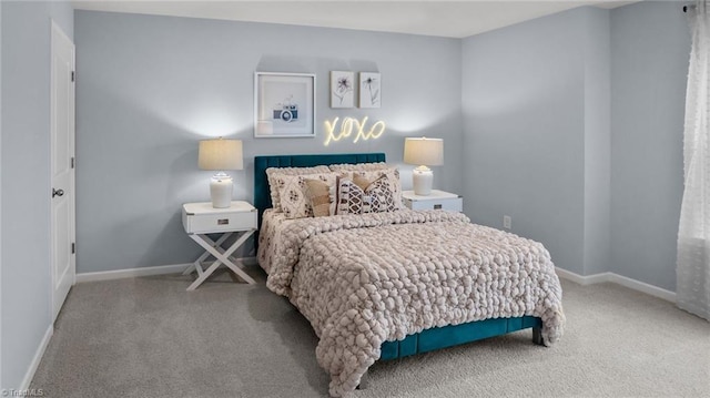 bedroom featuring carpet flooring