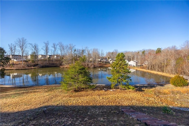 property view of water