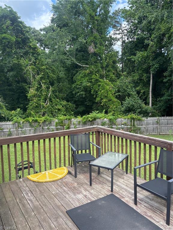 113 Spencer St, Randleman, NC 27317 - view of wooden deck