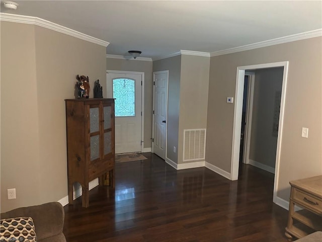 113 Spencer St, Randleman, NC 27317 - living room with wood finished floors, baseboards, and ornamental molding
