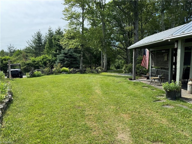 view of yard