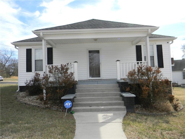 bungalow-style home with a porch